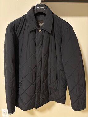 Coach Men’s Black Quilted Jacket - Medium